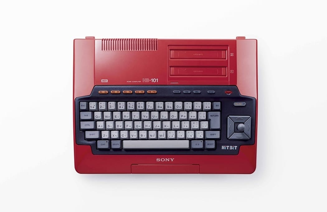 MSX SONY HIT BIT Home Computer HB-101 Black Console Tested