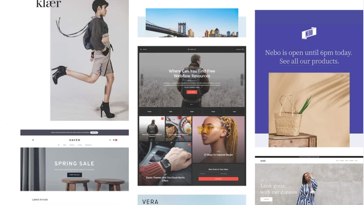 Webflow E-Commerce Templates: The Most Effective and Beautiful Designs